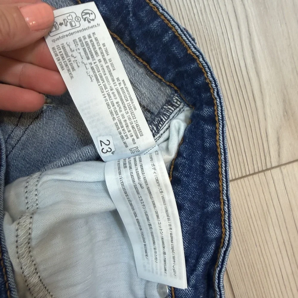 Abercrombie‎ & Fitch 33/16S Skinny High Rise Blue Jeans Curve Love